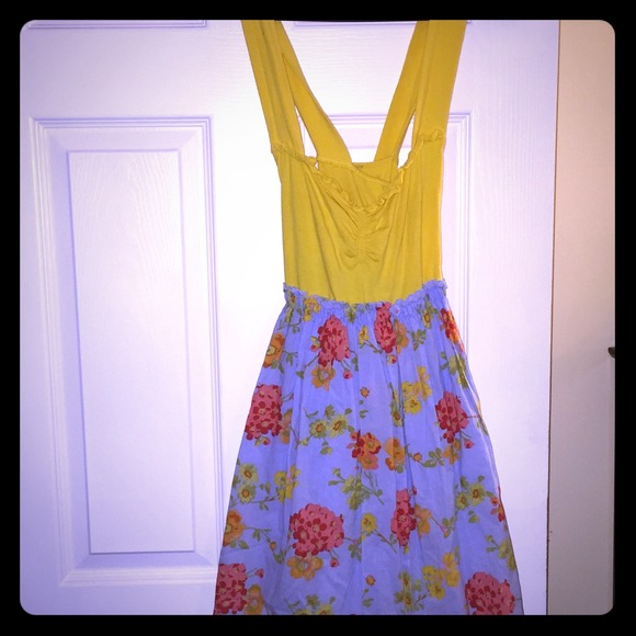 Anthrpologie floral dress