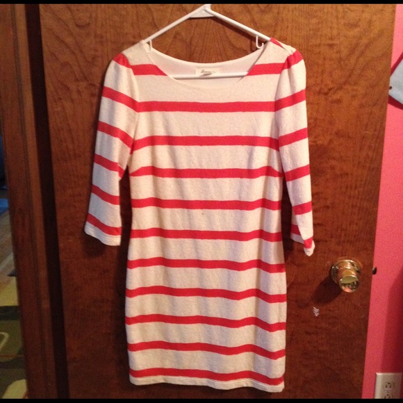 Stripped Sweater Dress