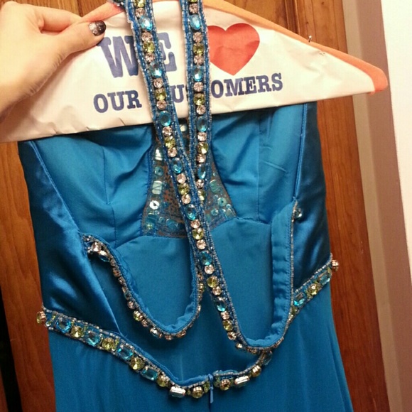 Prom/Pageant Flowy Goddess Dress! - Picture 4 of 4