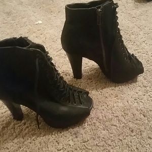 Black high heels