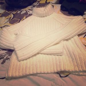 White turtleneck