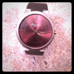 Kenneth Cole brown leather watch