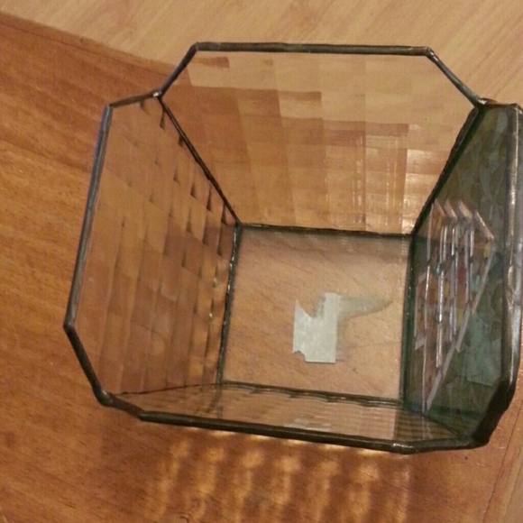 Glass Vintage Christmas Tree Box - Picture 2 of 3