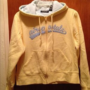 Aeropostale yellow hoodie