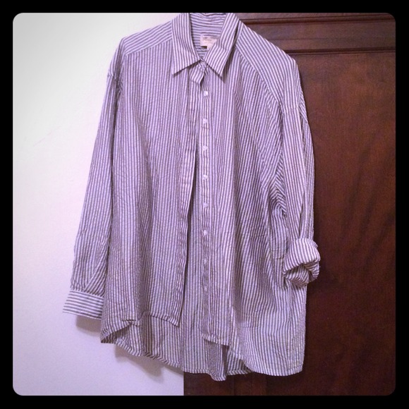 Elizabeth and James striped masculine shirt