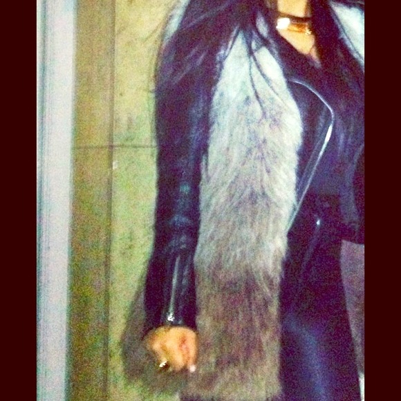 Ombré Faux Fur Vest