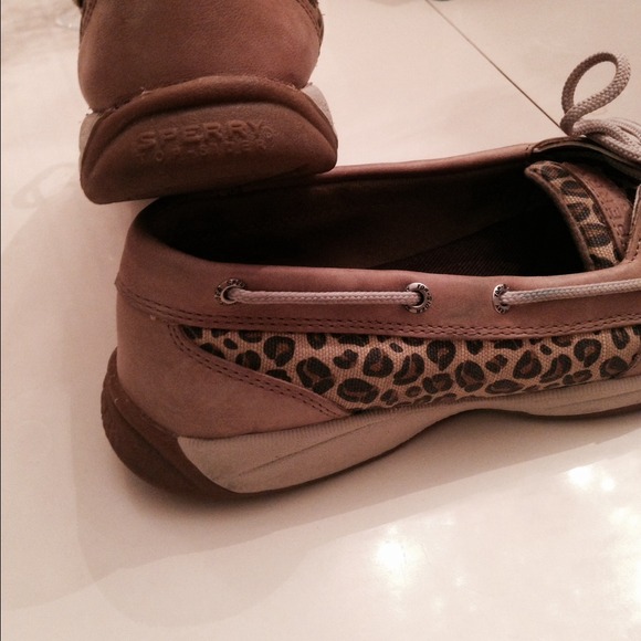 Cheetah print Sperry Top-Siders