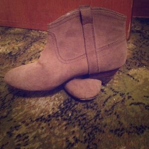 Suede ankle boots