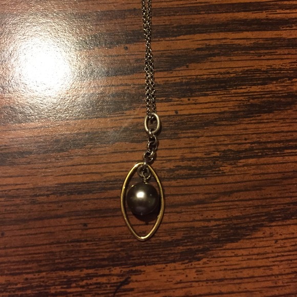 Maui divers Tahitian pearl pendant & chain - Picture 2 of 4