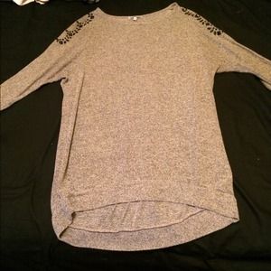 Charlotte Russe beaded thin sweater