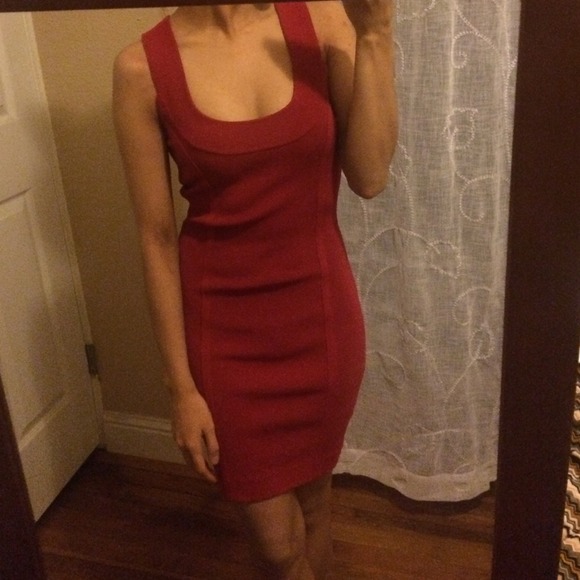 BCBG Classic Red & Fitted Dress