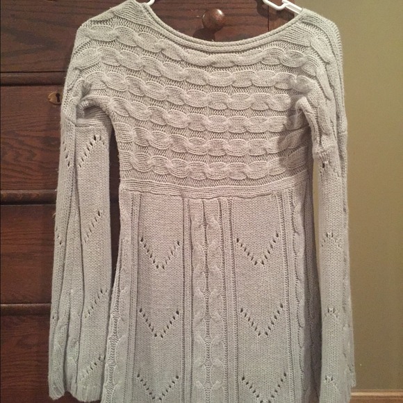 Gray sweater from Deb.