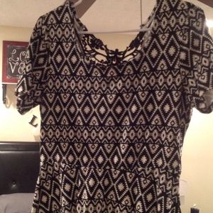Tribal skater dress