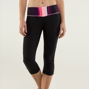 Lululemon Wunder Under Crop *Full-On Luon