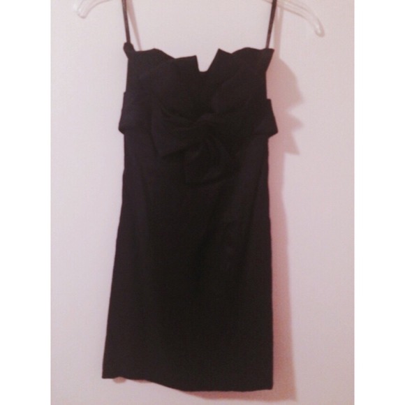 Black sweetheart cocktail dress