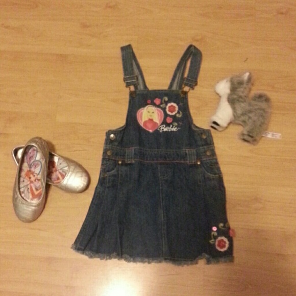 Kids Barbie Overall Dress - Picture 1 of 4