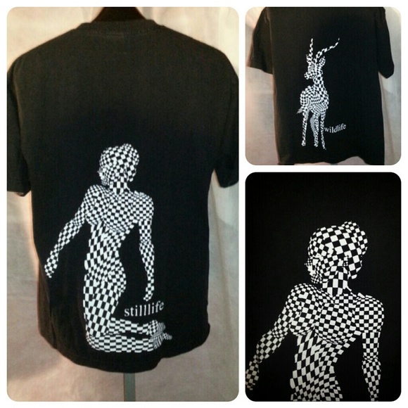 Unique Black white shirt wildlife &stilllife