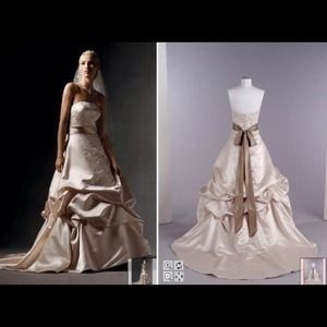 Oleg Cassini wedding gown dress NWT attached Sz 18