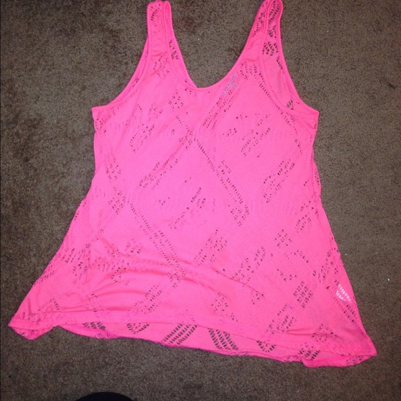 Hot pink size large top