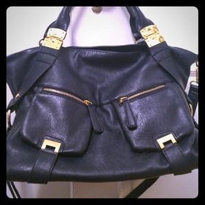 GREAT SIZE navy blue bag!