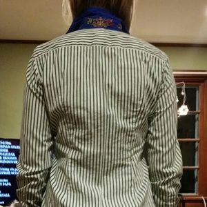 Ralph Lauren pinstripe long sleeve button up shirt