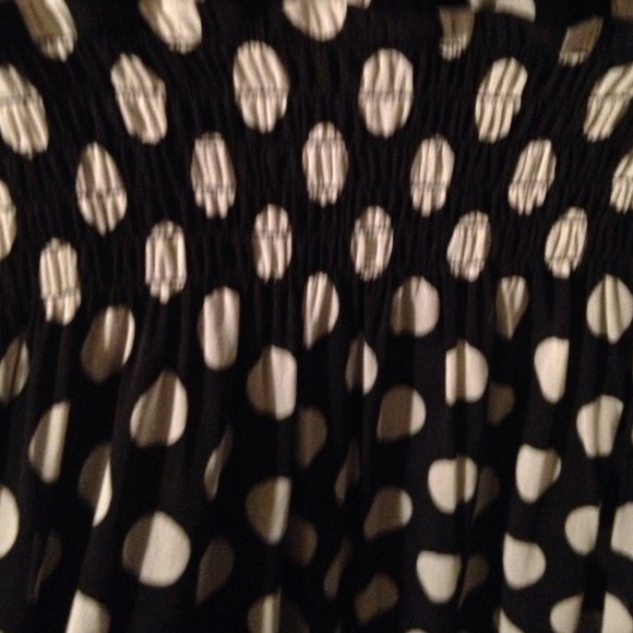 Black and white polka dot dress - Picture 4 of 4