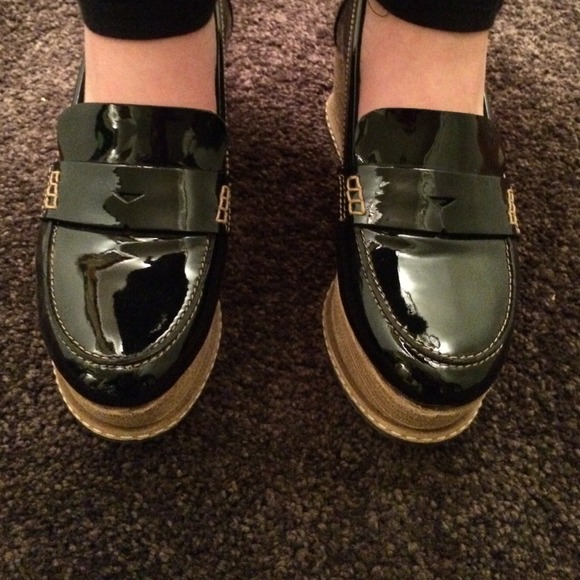 Halogen Black Patent Shoes
