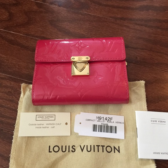 SOLD!!Louis Vuitton koala vernis framboise wallet