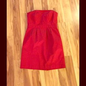 Red strapless dress💋