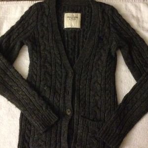 f&f 🍂 Abercrombie Cable Knit Wool Sweater