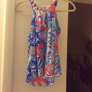 Lilly Pulitzer sea shells Rogan Top