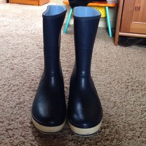 Sperry Top-Sider Navy Rain Boots