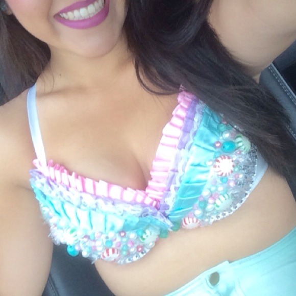 Custom rave bras! - Picture 7 of 7