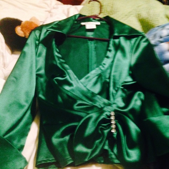 Beautiful Emerald Green Blouse