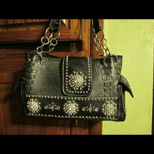 Adorable Black Bling Bag