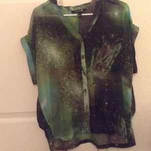 Forever21 "Galaxy print" top