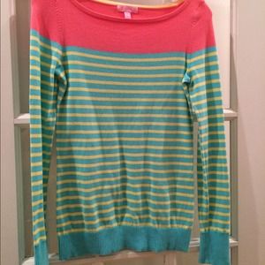 Lilly Pulitzer Boatneck Stripe Sweater