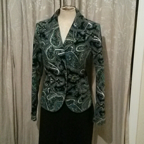 Talbots Paisley Jacket