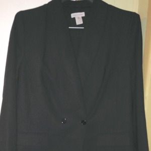Two piece black suit