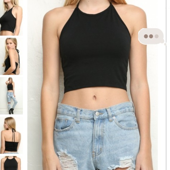 Brandy Melville black halter