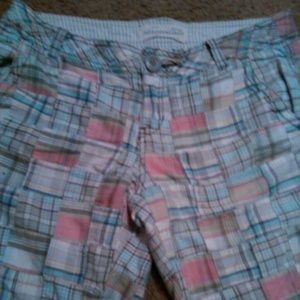 Multi colored cotton shorts