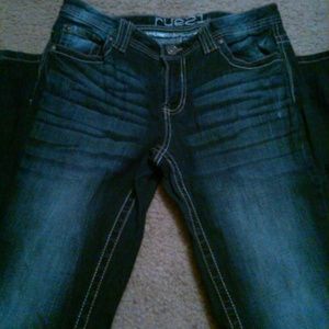 Dark wash denim