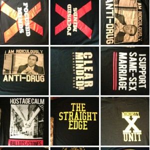 Straight Edge Shirts!