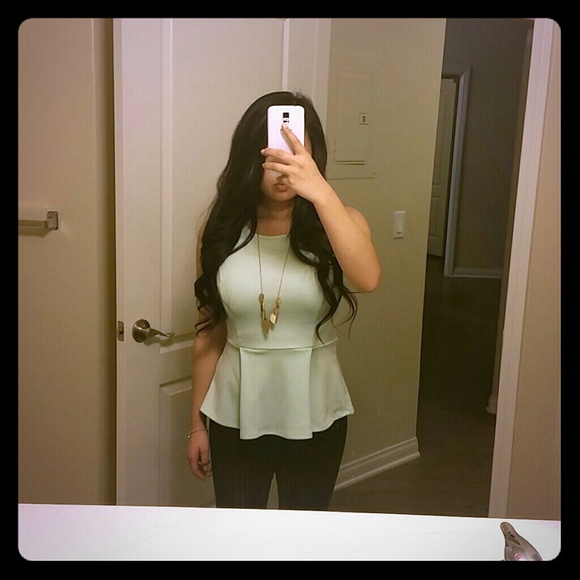 Forver 21 Tiffany Blue Shirt