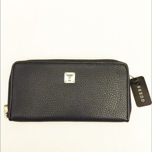 Guess Time Square Signature Navy Wallet