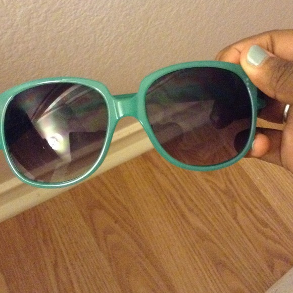 Turquoise sunglasses