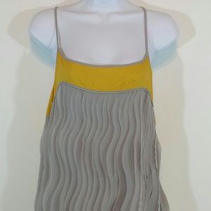 Doe & Rae Racerback Strap Ruffle Dress Medium