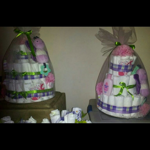 Twins this sold. I can customize a diaper cake. - Picture 3 of 3