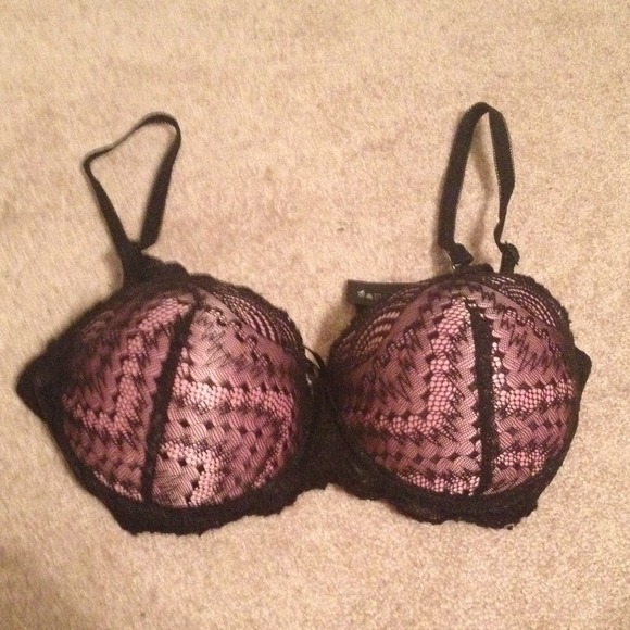36c black lace bra