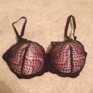 36c black lace bra